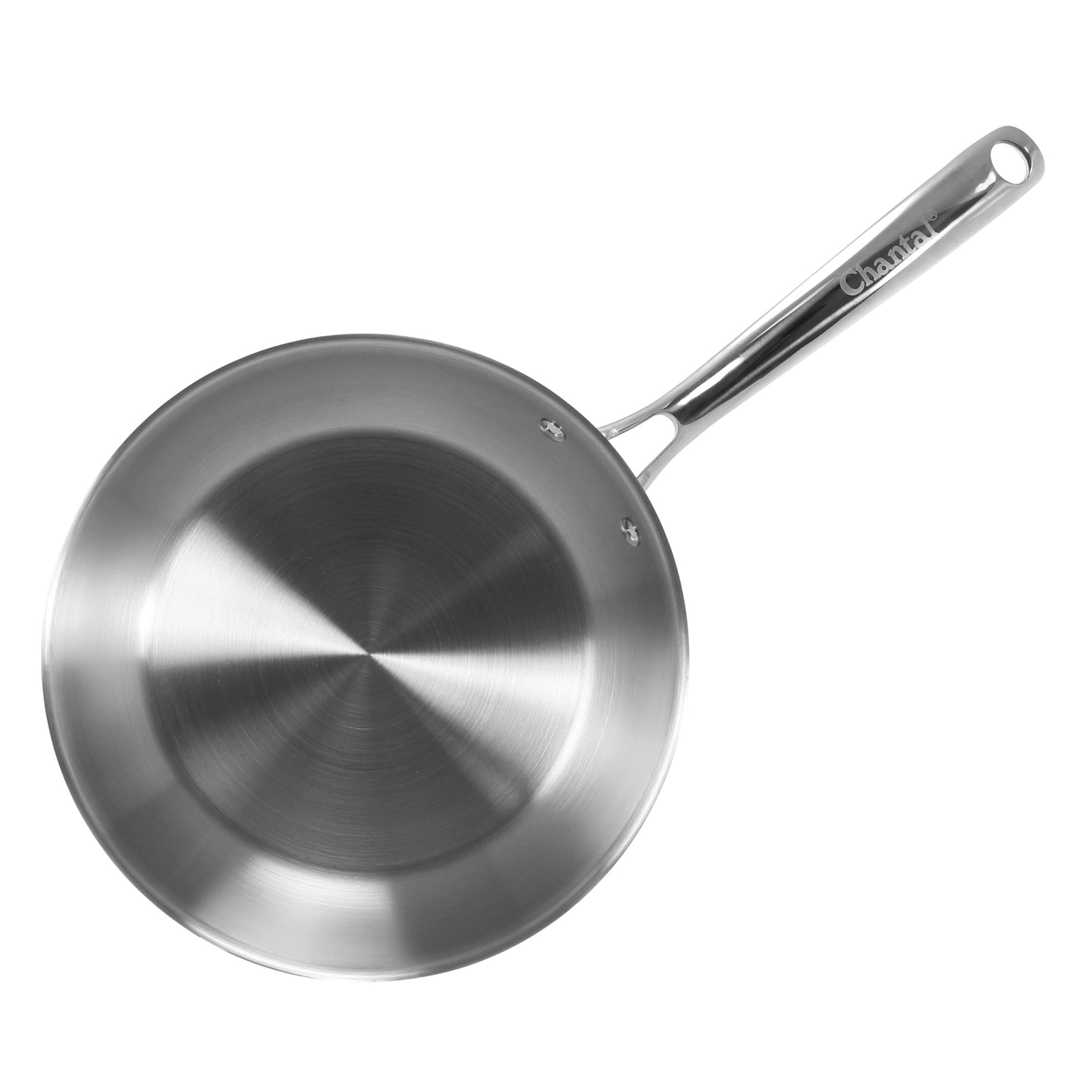 10-Inch Clad™ Tri-Ply Polished Stainless Steel Frying Pan