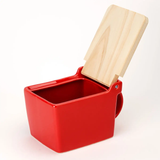 Bee House Ceramic Salt Box