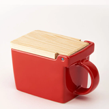 Bee House Ceramic Salt Box