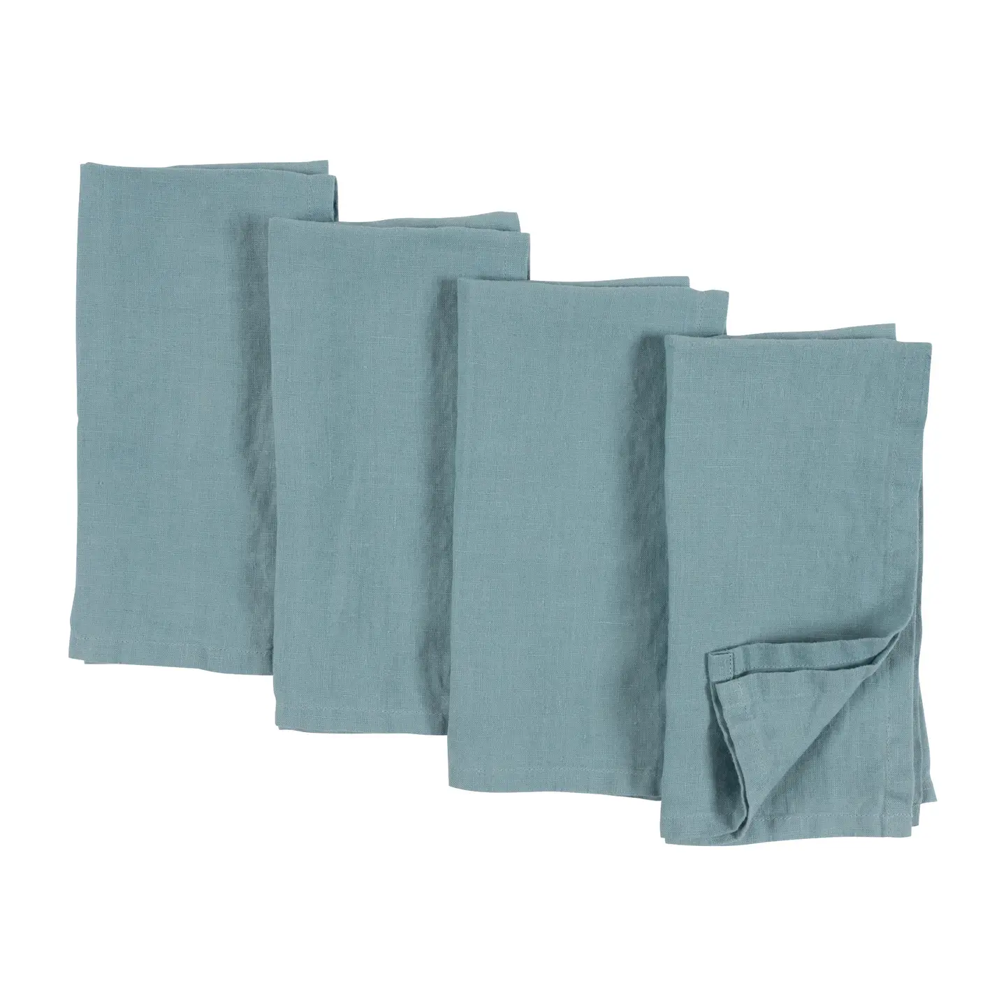 Stone Washed Linen Napkins - Set of 4